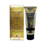 Маска-пленка с коллагеном и золотом 3W Clinic Collagen & Luxury Gold Peel Off Pack 100мл